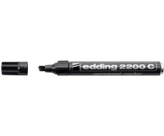 Permanentinis žymeklis Edding 2200C, kirstu galiuku, 1,5-3mm, juodos spalvos