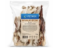 PETMEX triušio ausys su kailiu – skanėstas šuniui – 1kg