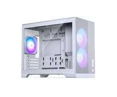 Phanteks XT M3 PC Case, Mini Case, mATX, RGB, Tempered Glass – including 3x 120mm Fans, Baltas