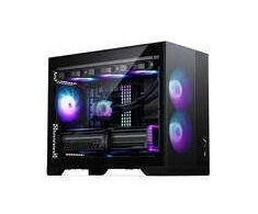Phanteks XT M3 PC Case, Mini Case, mATX, RGB, Tempered Glass – including 3x 120mm Fans, Juodas