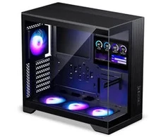 Phanteks XT V5 LCD PC Case, Mid-Tower, ATX, 7-Inch LCD, Tempered Glass – Juodas
