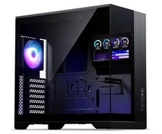 Phanteks XT V5 LCD PC Case, Mid-Tower, ATX, 7-Inch LCD, Tempered Glass – Juodas