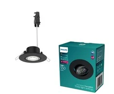 Philips Įmontuojams šviestuvas Cilantro LED 5W 4K 550lmD9 Dim juodas