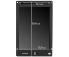 KRUZZEL Piešimo planšetė 12" juoda, ultratinė
