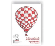 Piešimo sąsiuvinis SMLT, A4, 100 lapų