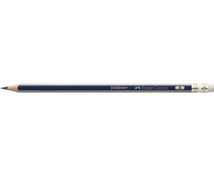 Pieštukas Faber-Castell Goldfaber 1222 B, su trintuku