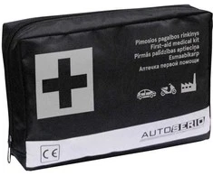 Pirmosios pagalbos vaistinėlė Autoserio LV sudėtis