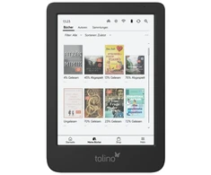 TOO Tolino shine color elektroninių knygų skaityklė Lietimui jautrus ekranas 16 GB „Wi-Fi“ Juoda