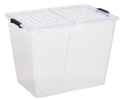 Plast_Team Daiktadėžė su dangčiu Plast Team, 65l, 56.7×39.6×41.7cm