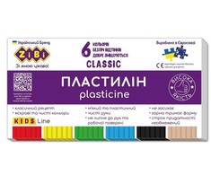 Plastilinas Zibi 1.ZB6230, 6 spalvos