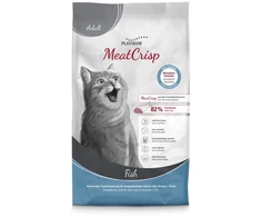 Kačių Maistas - PLATINUM MeatCrisp Suaugusiųjų Žuvies 1.5kg Be Gluteno
