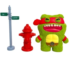 Pmi Kids World FUGGLER S2 SWAP &amp; STYLE FIGURES - 2 PACK (RAPHAEL &amp; DONATELLO)