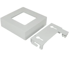 PNI 1212C baltas kvadratinis rėmelis, skirtas PNI C-Light 1212 LED šviestuvui
