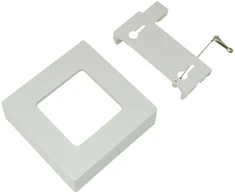 PNI 1212C baltas kvadratinis rėmelis, skirtas PNI C-Light 1212 LED šviestuvui