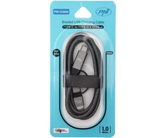 PNI CD600 USB Type-C į Type-C 60W duomenų perdavimo ir įkrovimo laidas + USB Type-C į USB-A adapteris, 1m ilgio
