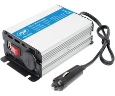PNI CN15 įtampos keitiklis 180W, 24V-12V, 15A, USB 2.0, apsauga nuo išėjimo trumpojo jungimo