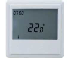PNI CT25PE išmanusis termostatas su integruotu WiFi, valdymas internetu, elektriniam grindiniam šildymui, Tuya Smart mobilioji programėlė, integravimas į scenarijus ir išmanioji automatizacija su kitais produktais, suderinamais su Tuya, Alexa ir Google Assistant