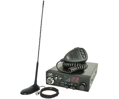 PNI ESCORT CB 8024 ASQ 12 / 24V CB radijo stotelė + PNI Extra 45 magnetinė antena