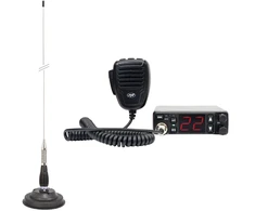PNI Escort HP 5500 CB radijo stotelė ir CB PNI ML100 antena, ilgis 100 cm, su pridedamu magnetiniu pagrindu