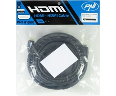 PNI H1500 didelės spartos 1.4V HDMI laidas, kištukinis, Ethernet, paauksuotas, 15m