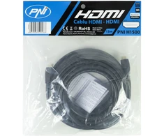 PNI H1500 didelės spartos 1.4V HDMI laidas, kištukinis, Ethernet, paauksuotas, 15m