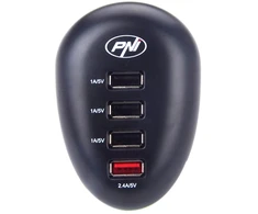 PNI HC41 USB įkroviklis telefonams, planšetiniams kompiuteriams, fotoaparatams