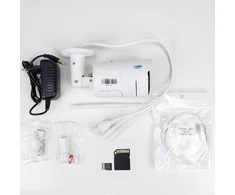 PNI House IP52 2MP 1080P belaidė IP vaizdo stebėjimo kamerų sistema + PNI 128GB MicroSD atminties kortelė su SD adapteriu