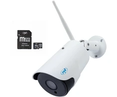 PNI House IP52 2MP 1080P belaidė IP vaizdo stebėjimo kamerų sistema + PNI 128GB MicroSD atminties kortelė su SD adapteriu