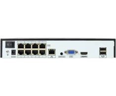 PNI House IP716J POE NVR vaizdo stebėjimo komplektas, 6 PNI IP818J 8MP kameros ir 6 20 metrų UTP CAT6 kabeliai komplekte
