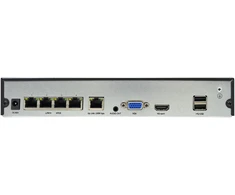 PNI House IPMAX POE 8 vaizdo stebėjimo sistemos komplektas, NVR su 4 kameromis ir PNI SafeHouse 1TB HDD