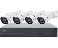 PNI House IPMAX POE 8 vaizdo stebėjimo sistemos komplektas, NVR su 4 kameromis ir PNI SafeHouse 1TB HDD