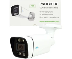 PNI IP8POE 4K 8MP vaizdo stebėjimo kamera