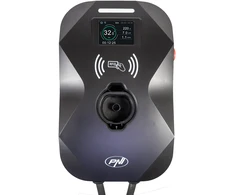PNI KW11 WIFI 16A įkrovimo stotelė, 11KW, elektromobiliams, 85V – 415V, trifazė, 7 kontaktų Type2 laidas, 3,5 colio ekranas, valdymas programėle, įkrovimo aktyvavimas programėle ir RFID kortele, IP55