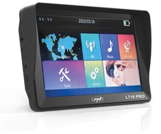 PNI L710 PRO GPS navigacijos sistema su skydeliu nuo saulės, 7 colių, 800 MHz, 256MB DDR, 16GB vidinė atmintis, FM siųstuvas, su dviem automobiliniais įkrovikliais komplekte