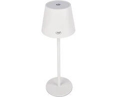 PNI LT04W stalinė lempa su LED 2.5W, baterija 1200 mAh, įkrovimas per USB-C, 150 liumenų, šilta balta šviesa 3000K, spalva balta