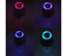 PNI LT05W RGB 3W stalinė lempa, su baterija, USB įkrovimas, balta spalva