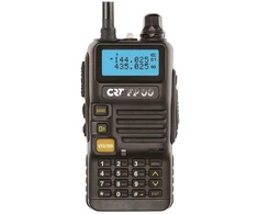 PNI Pakuotė 2bc Nešiojama VHF/UHF radijo stotelė CRT FP00 dviejų dažnių 144-146 ir 430-440 MHz juoda, VOX, 128 kanalai, paieška, programuojama, žibintuvėlis, FM radijas 76-108 MHz, TOT, retransliatorius