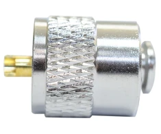 PNI PL259 trumpa jungtis RG58 kabeliui su paauksuotu centriniu kontaktu 6mm GOLD