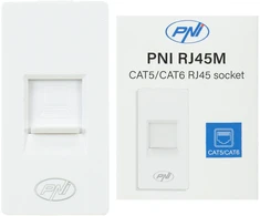 PNI RJ45M modulinis interneto lizdas, įmontuojamas