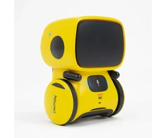 PNI Robo One interaktyvus išmanusis robotas, valdymas balsu, jutikliniai mygtukai, geltonas