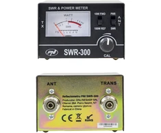 PNI S75 CB antena, 75 cm, su tvirtinimo varžtu, 4 m RG58 kabeliu ir PNI SWR-300 reflektometru SWR matavimui