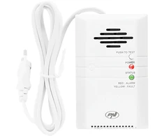 PNI Safe House 400 dujų jutiklio ir 3/4 colio solenoidinio vožtuvo komplektas, garsinis ir šviesos signalas, 85dB, aptinka gamtines dujas, metano dujas (CH4)