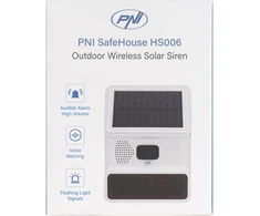 PNI SafeHouse HS006 belaidė lauko sirena su saulės įkrovimu