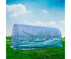PNI SG500 sodo šiltnamis, dydis 457 * 210 * 210 cm, tvirta plieninė konstrukcija, langai su tinkleliais nuo uodų, užtrauktukas