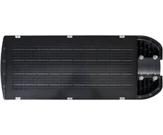 PNI SL130 300W gatvių apšvietimo lempa, su integruota 20W saulės baterija, 6500K, 2900lm, 4 x integruota 20Ah baterija, mikrobangų judesio jutiklis