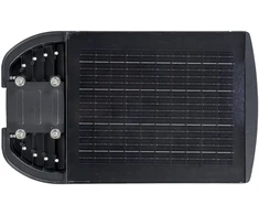 PNI SL210 100W gatvių apšvietimo lempa, su integruota 10W saulės baterija, 6500K, 1000lm, 2 x integruota 10Ah baterija, mikrobangų judesio jutiklis