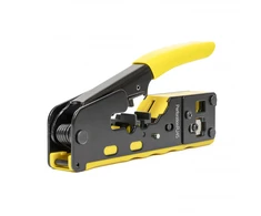 PNI SR7 replės kabelių kirpimui, izoliacijos nuėmimui ir RJ12, RJ45 CAT5, CAT6, CAT7, CAT8 jungčių užspaudimui