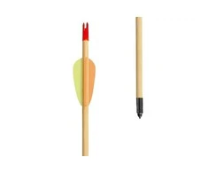 Poe Lang Ek Poe Lang Target Wooden 30″ D-027A-B1 Medinės strėlės 5 vnt.