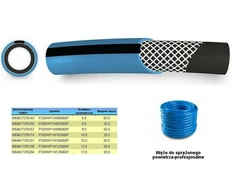POLIX SUSLĖGTO ORO ŽARNA MĖLYNA 6mm* 25m 4-SLUOKSNIŲ