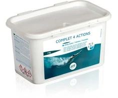 Pool_Expert Baseinų priežiūr priemon Pool Expert COMPLET 4 ACTIONS 1kg